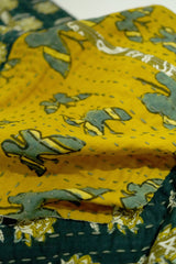 Handcrafted Kantha Work Dining Table Placemats – Set of 2