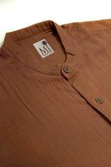 Muslin Double Gauze Cotton Shirt