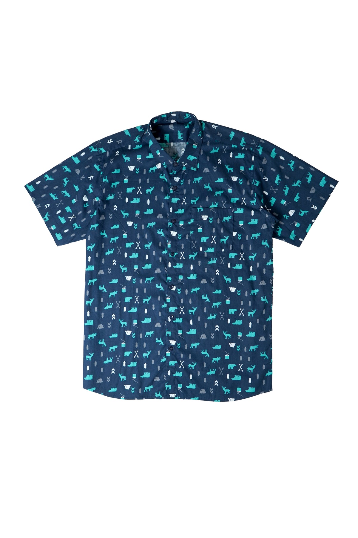 Mix Cotton Animal Printed Men’s Shirt