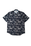 Mix Cotton Jungle Printed Men’s Shirt