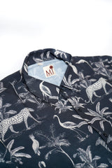 Mix Cotton Jungle Printed Men’s Shirt