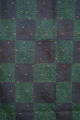 Reversible Handcrafted Kantha Work Silk Dupatta