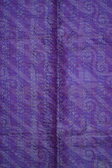 Reversible Pure Silk Kantha Handcrafted Dupatta