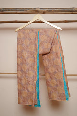 Reversible Handcrafted Kantha Work Silk Dupatta