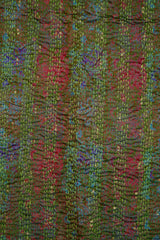 Reversible Handcrafted Kantha Work Silk Dupatta