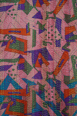 Reversible Pure Silk Kantha Work Dupatta