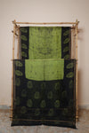 Chanderi Silk Cotton Printed Saree with Blouse Piece