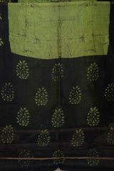 Chanderi Silk Cotton Printed Saree with Blouse Piece