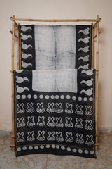 Chanderi Silk Cotton Printed Saree with Blouse Piece