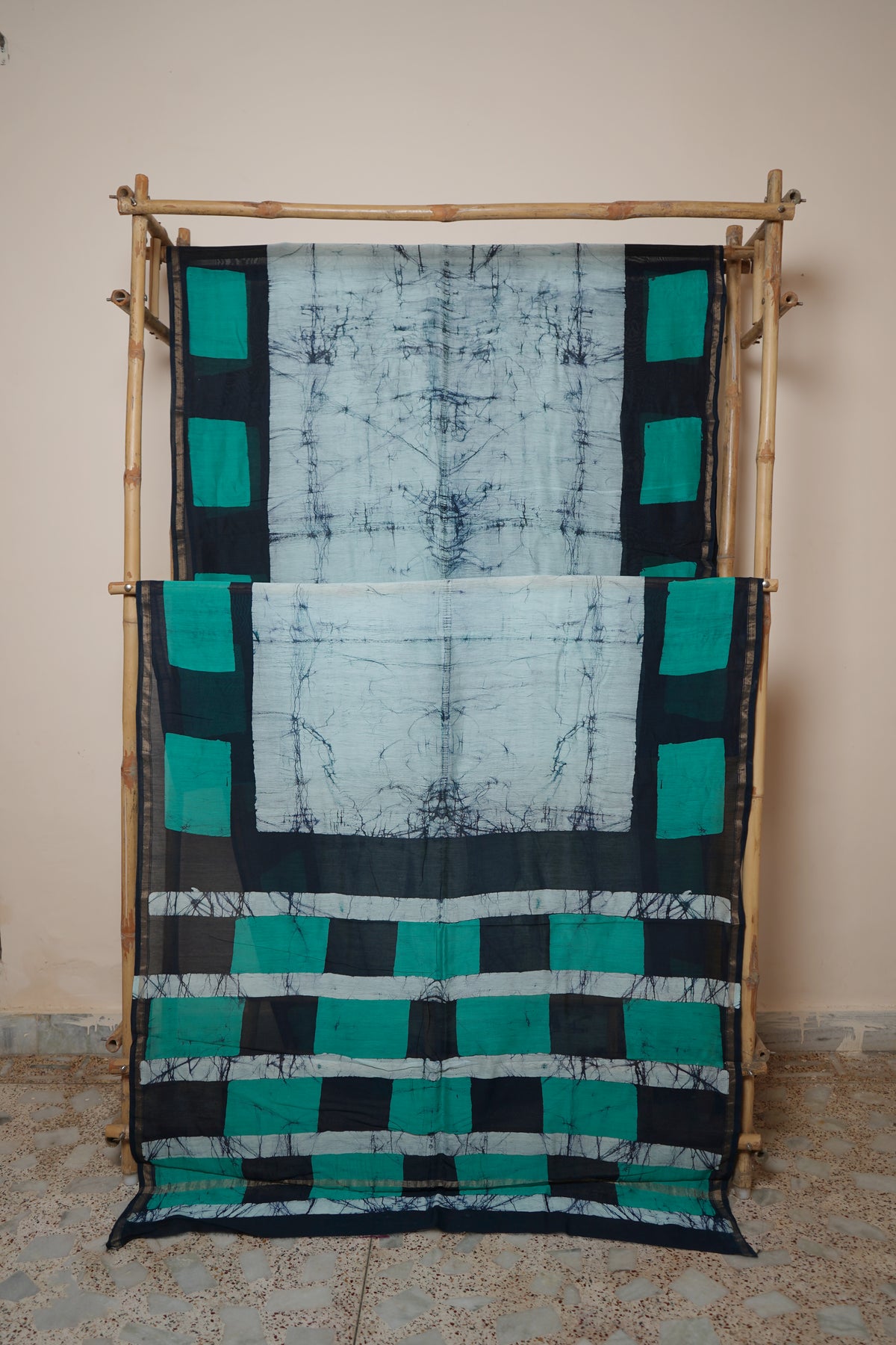 Chanderi Silk Cotton Printed Saree with Blouse Piece