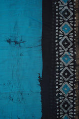 Chanderi Silk Cotton Printed Saree with Blouse Piece