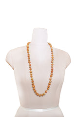 Handmade Recycled Silk Bead Necklace