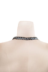 Handmade Recycled Silk Bead Necklace
