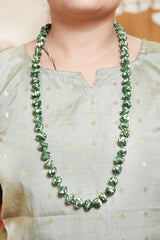 Handmade Recycled Silk Bead Necklace