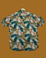 Men's Mix Cotton Printed Shirt