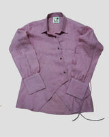 Women’s Pure Linen Dusty Pink Shirt – Elegant Casual Summer Wear