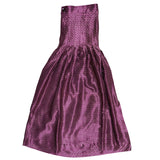 Women’s Gajji Silk Burgundy Pleated Trousers