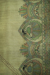 Gond Art Bamboo Silk Saree