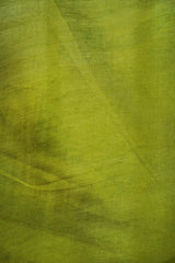 Lime Green Cotton Silk ChanderiSareeDabu Print With Blouse Piece
