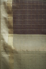 Maheshwari Cotton Silk Saree with Silk Check Border