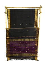 Maheshwari Cotton Silk Katan Booti Saree