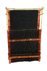 Maheshwari Cotton Silk Paan Diamond Boota Saree