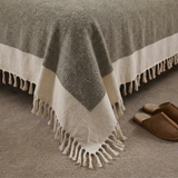Kachcha Suti Pure Cotton Handwoven King Size Bed Cover