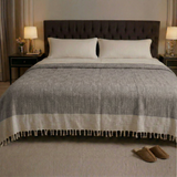 Kachcha Suti Pure Cotton Handwoven King Size Bed Cover