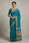 Maheshwari Cotton Silk Star Booti Tissue Saree
