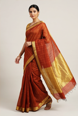 Maheshwari Cotton Silk Tissue Saree