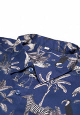 Mix Cotton Jungle Printed Men’s Shirt