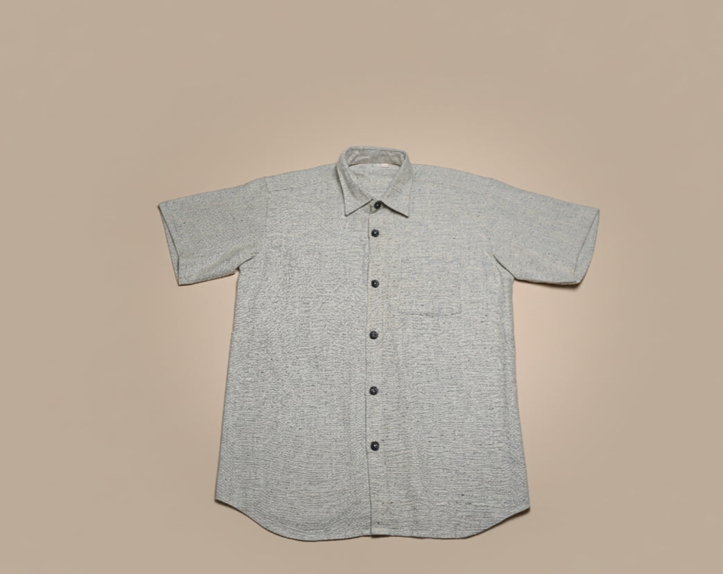 Dindori Khadi Cotton Plain Men’s Shirt