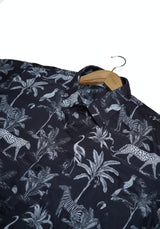 Mix Cotton Jungle Printed Men’s Shirt
