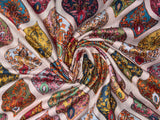 Pashmina Kalam Kari Aari Work Fine Shawl