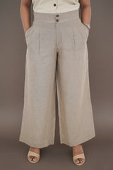 Straight Fit Pure Linen Trouser