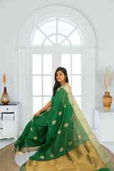 Pure Silk Chanderi Saree | Soft Shine & Elegant Drape