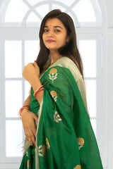 Pure Silk Chanderi Saree | Soft Shine & Elegant Drape