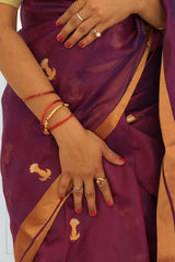 Pure Silk Chanderi Saree | Soft Shine & Elegant Drape