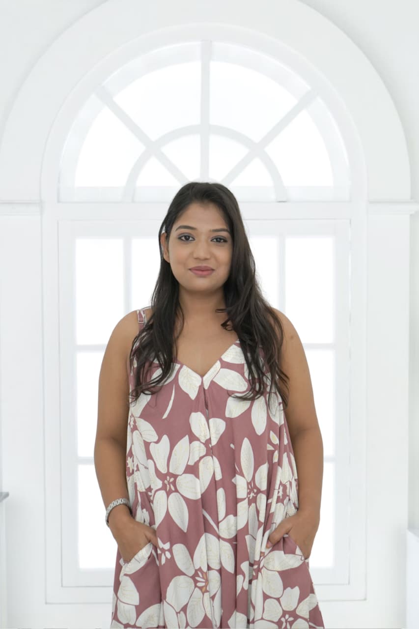 Pure Cotton Stripe Diamond Jumpsuit