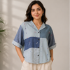 Women's Jamdani Cotton Patchwork Jacket