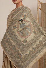 Gond Art Bamboo Silk Saree
