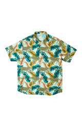 Men's Mix Cotton Printed Shirt