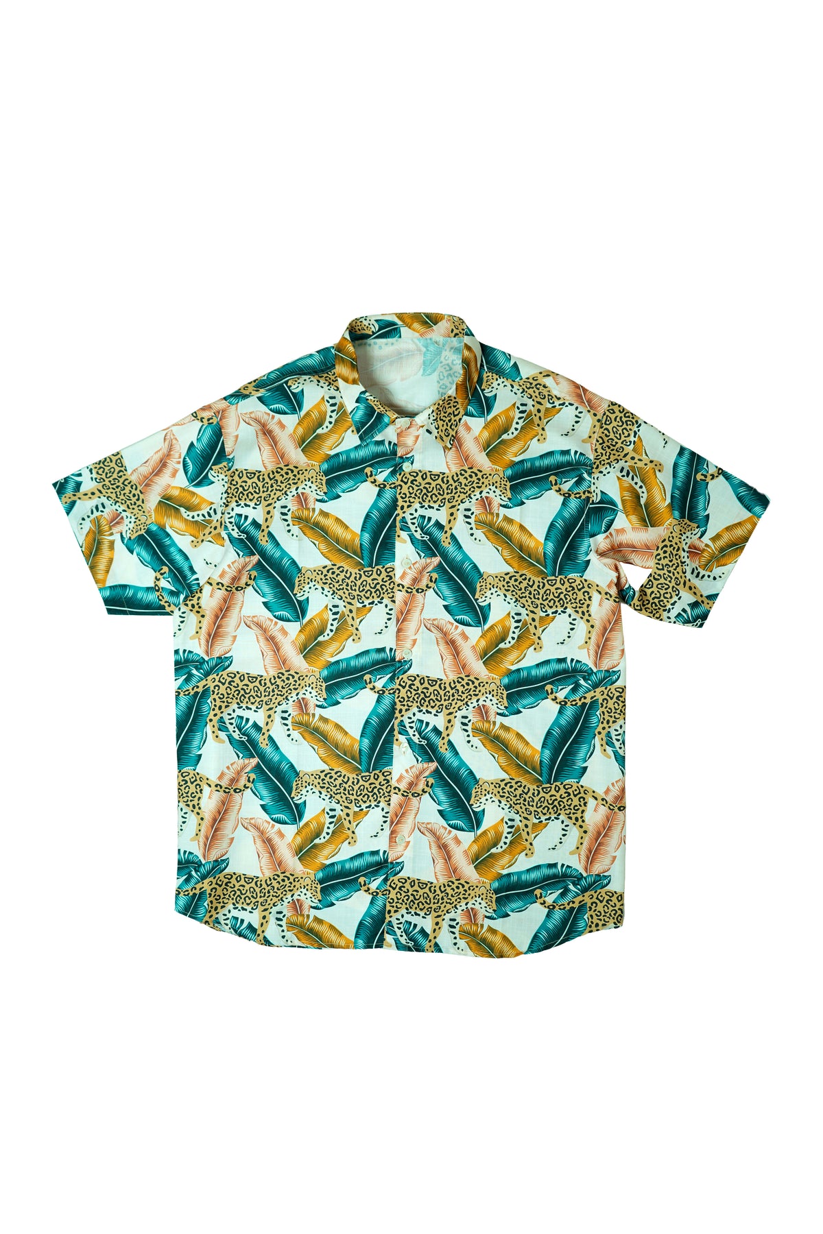 Men's Mix Cotton Printed Shirt