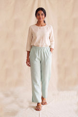 Women’s Khadi Cotton Straight Fit Trouser