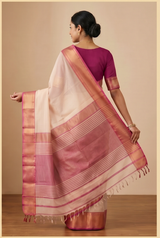 Maheshwari Cotton Silk Saree