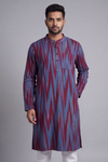Ikat Cotton Kurta