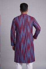 Ikat Cotton Kurta