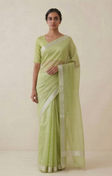 Maheshwari Cotton Silk Full Tissue Saree