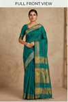 Maheshwari Cotton Silk Star Booti Tissue Saree