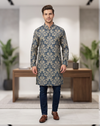 Premium Bamboo Silk Printed Kurta